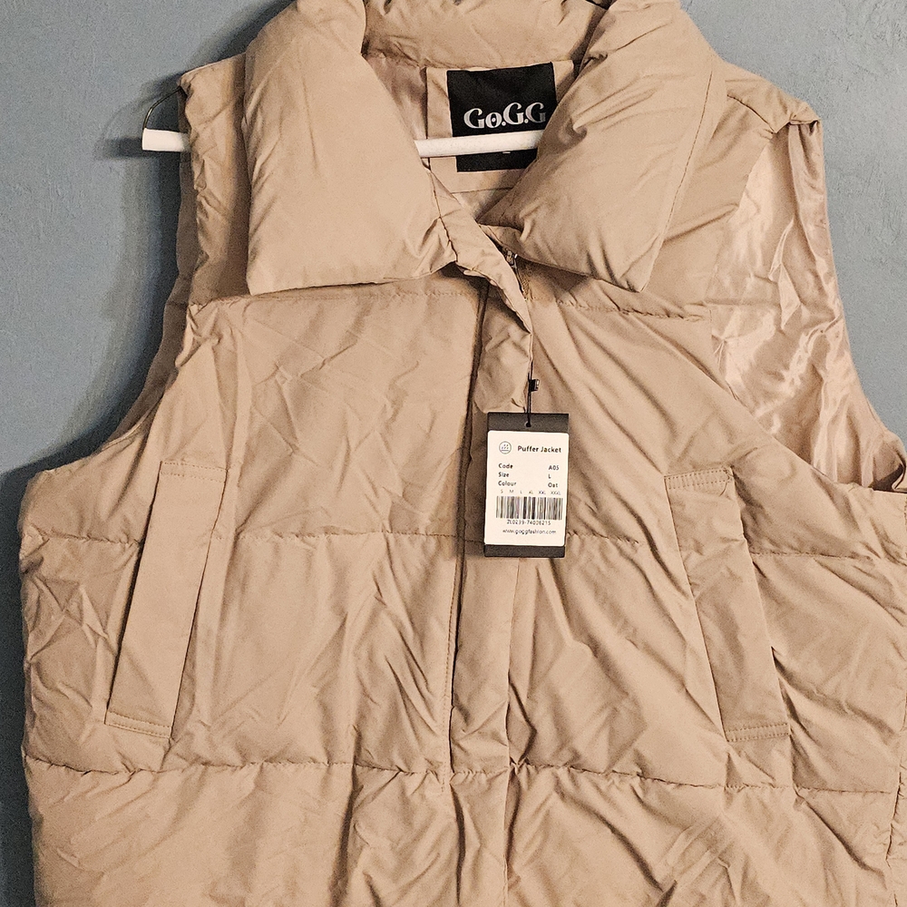 Go.G.G. WarmCore™ Classic Oversized Winter Warmer Puffer Gilet. #1173 - Picture 1 of 6